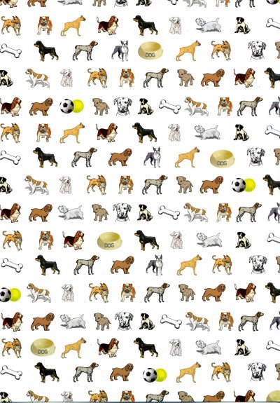 Backing Paper A4 - Dogs